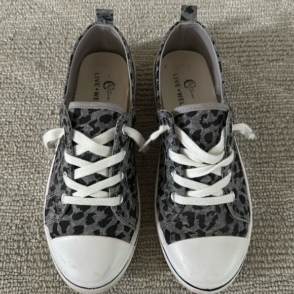 Cato Shoes - Cato active live well animal print sneakers